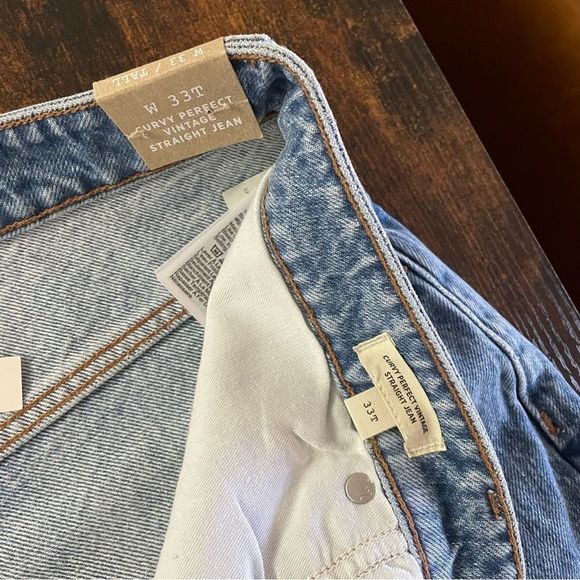 Madewell The Tall Curvy Perfect Vintage Straight Jean in Seyland Wash - Picture 6 of 16